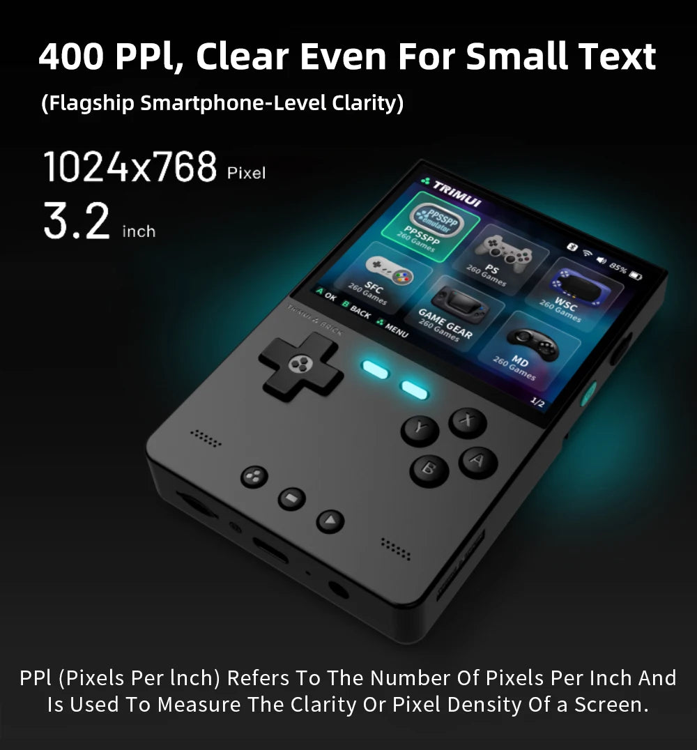 TRIMUI BRICK Retro Handheld Game Console 3.2''
