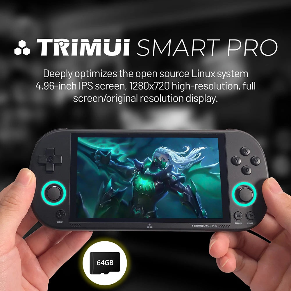 64/128/256GB Game Storage Card Built-in 10000+/20000+/30000+ Game Gaming Memory Card for TRIMUI Smart Pro Handheld Game Console