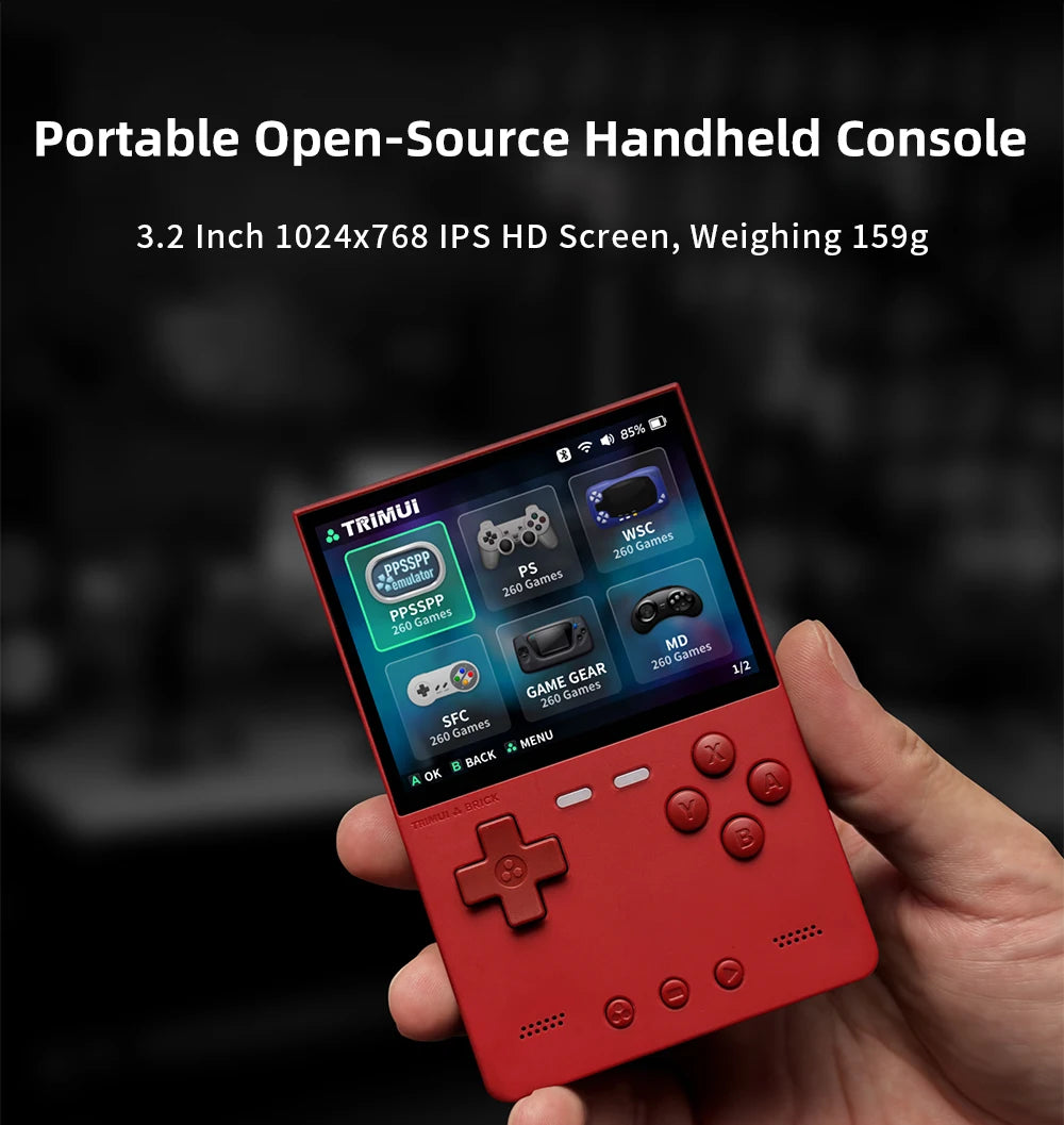 TRIMUI BRICK Retro Handheld Game Console 3.2''