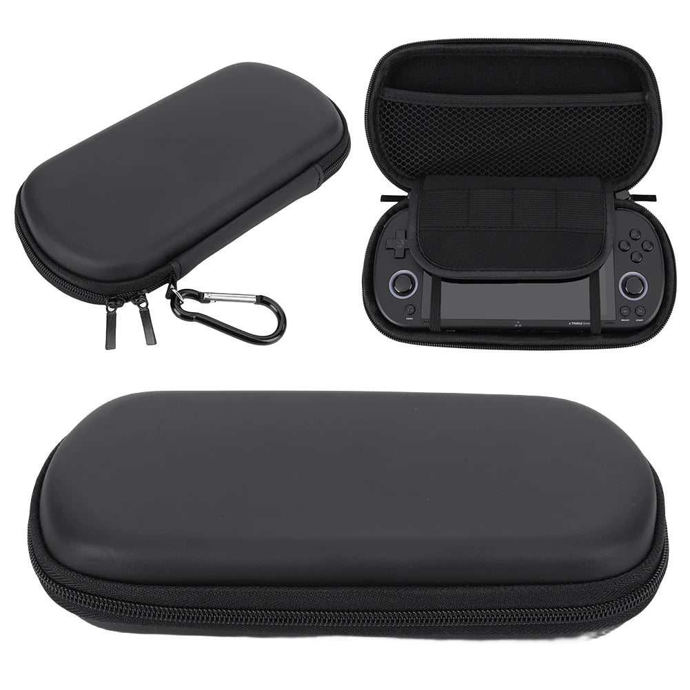 For Trimui Smart Pro Carrying Case + Screen Protector Portable Dust Storage Bag for Trimui Smart Pro Retro Handheld Game Console