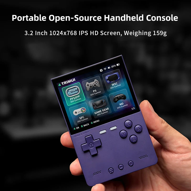 TRIMUI BRICK Retro Handheld Game Console 3.2''