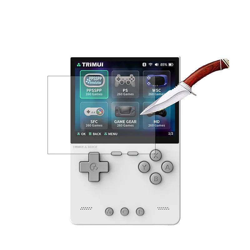Bag for Trimui Brick Screen Protector Cover EVA Portable Case for Trimui Brick TG3040 Tempered Glass Film Accessories