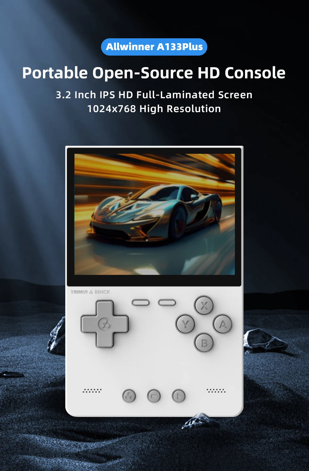 TRIMUI BRICK Retro Handheld Game Console 3.2''