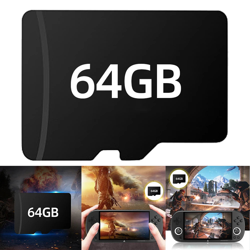 64/128/256GB Game Storage Card Built-in 10000+/20000+/30000+ Game Gaming Memory Card for TRIMUI Smart Pro Handheld Game Console
