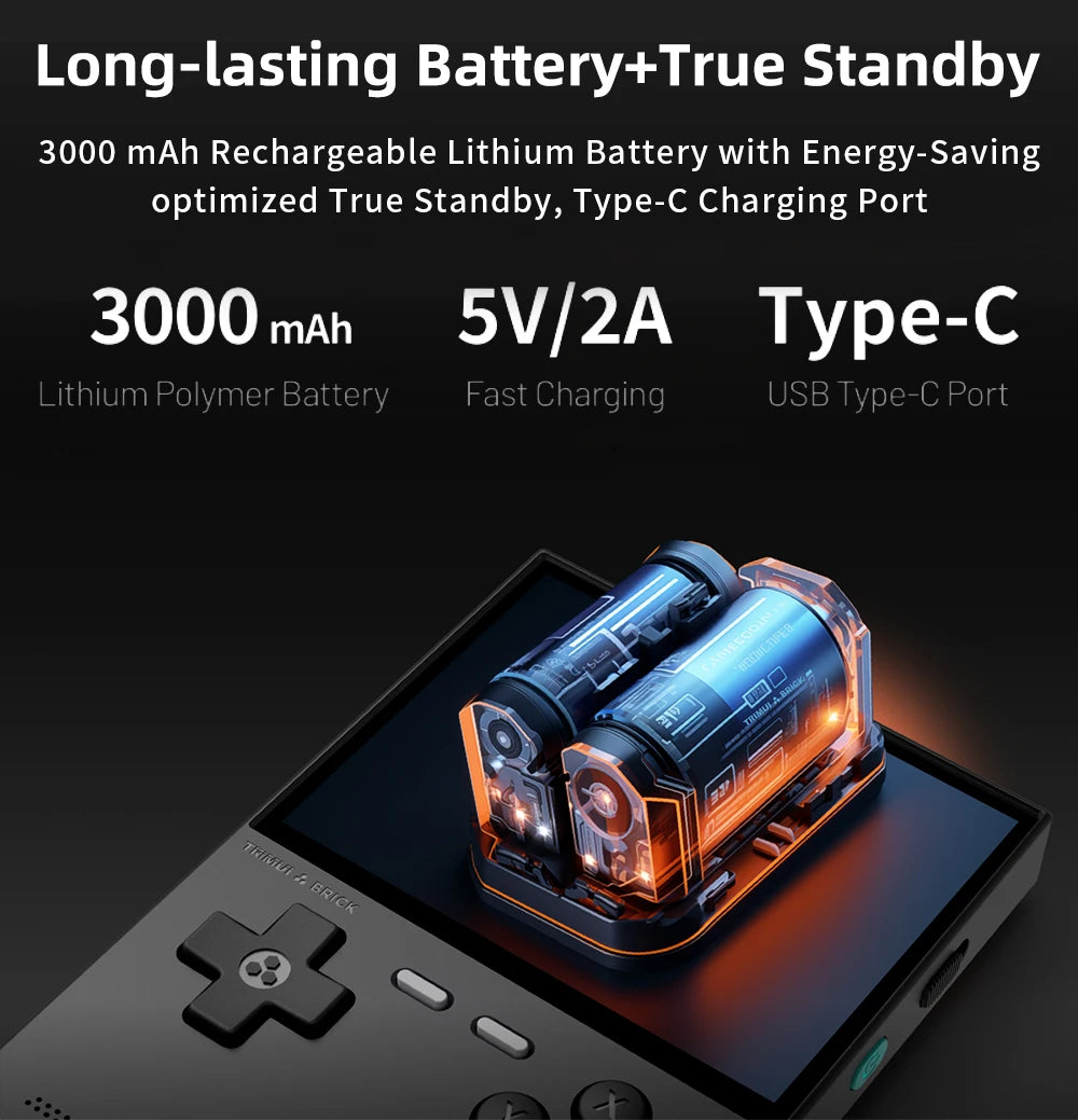 TRIMUI BRICK Retro Handheld Game Console 3.2''